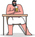 پیش‌نمایش فایل man-sitting-in-sauna-and-drinking-beer-5019133 از پک افراد مختلف