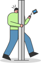 پیش‌نمایش فایل man-with-phone-bumping-road-pillar-5019055 از پک افراد مختلف