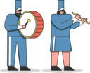 پیش‌نمایش فایل marching-bands-musicians-playing-drums-5019125 از پک افراد مختلف