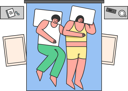 پیش‌نمایش فایل married-couple-sleep-hugged-on-bed-at-home-5019138 از پک افراد مختلف
