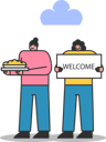 پیش‌نمایش فایل neighbors-with-cake-5019119 از پک افراد مختلف