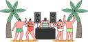 پیش‌نمایش فایل people-dancing-at-a-beach-party-5019051 از پک افراد مختلف