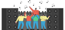 پیش‌نمایش فایل people-having-fun-and-dancing-at-disco-5019074 از پک افراد مختلف