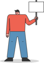 پیش‌نمایش فایل protestor-holding-empty-banner-5019141 از پک افراد مختلف