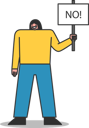 پیش‌نمایش فایل woman-with-no-sign-on-banner-5019062 از پک افراد مختلف