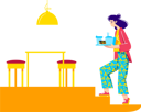 پیش‌نمایش فایل woman-serving-food-to-the-table-5019464 از پک غذا