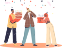 پیش‌نمایش فایل friends-celebrating-birthday-of-friend-5158762 از پک جشن تولد