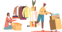 پیش‌نمایش فایل couple-packing-and-loading-cardboard-boxes-preparing-for-relocation-to-new-house-5158807 از پک صنایع