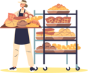 پیش‌نمایش فایل female-baker-loading-products-to-store-5158794 از پک صنایع