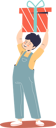پیش‌نمایش فایل boy-holding-gift-box-5158836 از پک کودکان