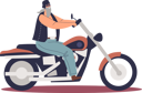 پیش‌نمایش فایل biker-riding-big-motorcycle-5158845 از پک حمل و نقل
