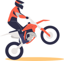 پیش‌نمایش فایل extreme-man-rising-sport-motorbike-5158847 از پک حمل و نقل