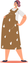 پیش‌نمایش فایل healthy-pregnant-woman-in-dress-holding-belly-with-hands-8579208 از پک زنان باردار