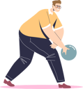 پیش‌نمایش فایل active-guy-play-bowling-8579136 از پک ورزش ها