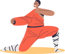 پیش‌نمایش فایل asian-wrestler-in-costume-for-match-competition-8579148 از پک ورزش ها