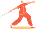 پیش‌نمایش فایل woman-kung-fu-fighter-8579149 از پک ورزش ها