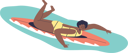 پیش‌نمایش فایل young-female-lying-on-surf-board-riding-wave-8579129 از پک ورزش ها