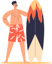 پیش‌نمایش فایل young-man-with-surfboard-8579132 از پک ورزش ها