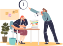 پیش‌نمایش فایل furious-lady-boss-screaming-at-stressed-worker-missing-deadline-with-job-task-completeness-8579162 از پک بیزنس من با کارگر
