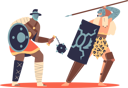 پیش‌نمایش فایل roman-gladiators-fighting-8579068 از پک گلادیاتورها