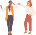 پیش‌نمایش فایل two-tired-woman-shouting-and-fight-gesturing-with-bad-emotions-8778263 از پک افراد در تعارض
