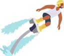 پیش‌نمایش فایل flyboarding-man-enjoying-extreme-water-sports-8778590 از پک ورزش ها