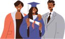 پیش‌نمایش فایل happy-female-student-celebrating-graduation-standing-together-with-mom-and-dad-8778481 از پک آموزش