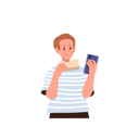 پیش‌نمایش فایل boy-eating-sandwich-watching-video-on-smartphone-8778497 از پک کودکان
