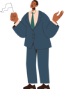 پیش‌نمایش فایل unhappy-businessman-feeling-helpless-and-waving-flag-8778342 از پک افراد