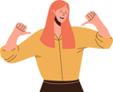 پیش‌نمایش فایل happy-confident-woman-pointing-to-herself-8778386 از پک افراد مثبت