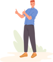 پیش‌نمایش فایل happy-young-male-winking-one-eye-showing-thumbs-up-with-two-hands-8778356 از پک افراد مثبت
