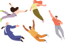 پیش‌نمایش فایل people-flying-in-air-8778374 از پک افراد مثبت