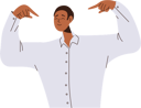 پیش‌نمایش فایل satisfied-successful-young-man-and-pointing-at-himself-with-both-hands-8778385 از پک افراد مثبت