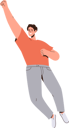 پیش‌نمایش فایل young-man-freelancer-worker-flying-in-air-8778378 از پک افراد مثبت