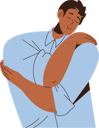 پیش‌نمایش فایل young-smiling-man-hugging-himself-8778380 از پک افراد مثبت