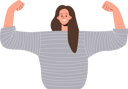پیش‌نمایش فایل young-woman-with-strong-arms-muscles-8778369 از پک افراد مثبت