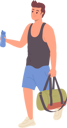 پیش‌نمایش فایل young-man-wearing-sportswear-carrying-bag-and-water-bottle-8777542 از پک تناسب اندام