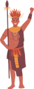 پیش‌نمایش فایل african-aboriginal-man-wearing-tribal-ethnic-clothes-8777263 از پک مردم آفریقا