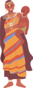 پیش‌نمایش فایل young-african-mother-holding-little-baby-on-arms-8777264 از پک مردم آفریقا