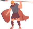 پیش‌نمایش فایل angry-roman-goliath-warrior-in-helmet-standing-with-shield-and-attacking-with-spear-8777258 از پک داستان‌های کتاب مقدس