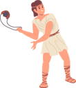 پیش‌نمایش فایل young-antique-brave-guy-in-traditional-clothes-throwing-stone-from-sling-8777259 از پک داستان‌های کتاب مقدس