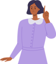 پیش‌نمایش فایل frowning-woman-raising-finger-9007864 از پک افراد