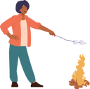 پیش‌نمایش فایل girl-frying-skewered-marshmallow-on-open-camp-bonfire-9007915 از پک افراد