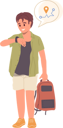 پیش‌نمایش فایل young-schoolboy-scout-character-using-smartwatch-for-navigation-and-checking-route-with-app-9176471 از پک افراد با دستگاه‌ها