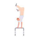 پیش‌نمایش فایل brave-sporty-happy-smiling-teenager-character-making-extreme-somersault-9176485 از پک ورزش ها