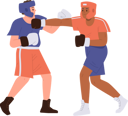 پیش‌نمایش فایل man-boxing-wearing-gloves-protective-helmet-with-sparring-partner-having-fight-against-each-other-9176480 از پک ورزش ها