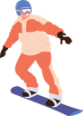 پیش‌نمایش فایل snowboarder-character-wearing-warm-winter-clothes-riding-board-9176488 از پک ورزش ها