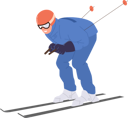 پیش‌نمایش فایل sportsman-engaged-in-speed-skiing-challenge-competition-9176491 از پک ورزش ها