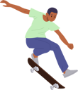 پیش‌نمایش فایل skateboarder-boy-riding-longboard-jumping-stunt-performing-tricks-9355913 از پک ورزش ها