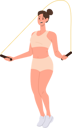 پیش‌نمایش فایل young-fitness-woman-character-jumping-on-skipping-rope-9355916 از پک ورزش ها